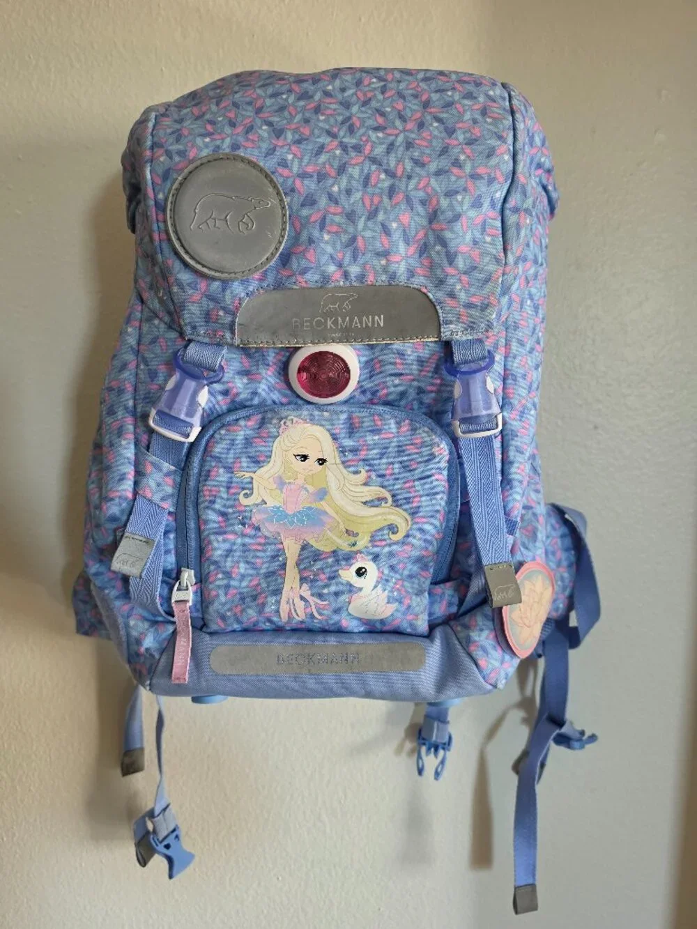 Beckmann Norway Classic 22L Star Princess Ergonomic School Backpack